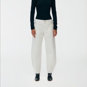 Tibi white Brancusi jeans NWT